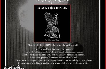 BLACK CRUCIFIXION The Fallen One of Flames CD  – OUT NOW!!!